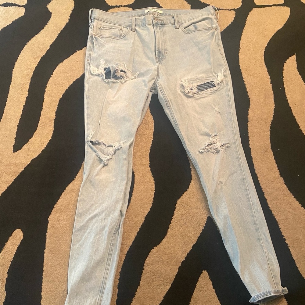PacSun Light Blue Distressed Skinny Jeans